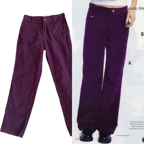 90s Roxy Corduroy Pants Featured in Delia's Catalog - Picture 1 of 2